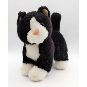 Zellers Black Cat Plush 8" Vintage Stuffed Animal Kitty